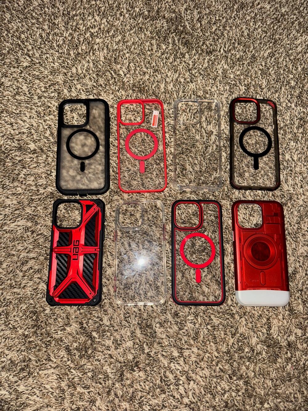 UAG Monarch SerieS MagSafe IPhone 15 Pro Max Case LOT of 8